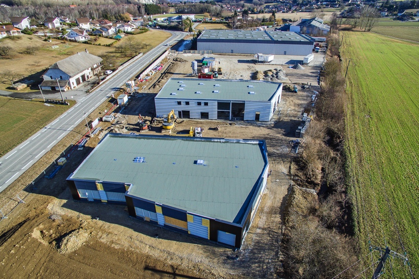 Suivi de chantier village d'entreprises Sillingy (du 9 au 22 janvier 2017)